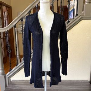Old Navy Navy Blue Open-Front Knit Cardigan Size Small